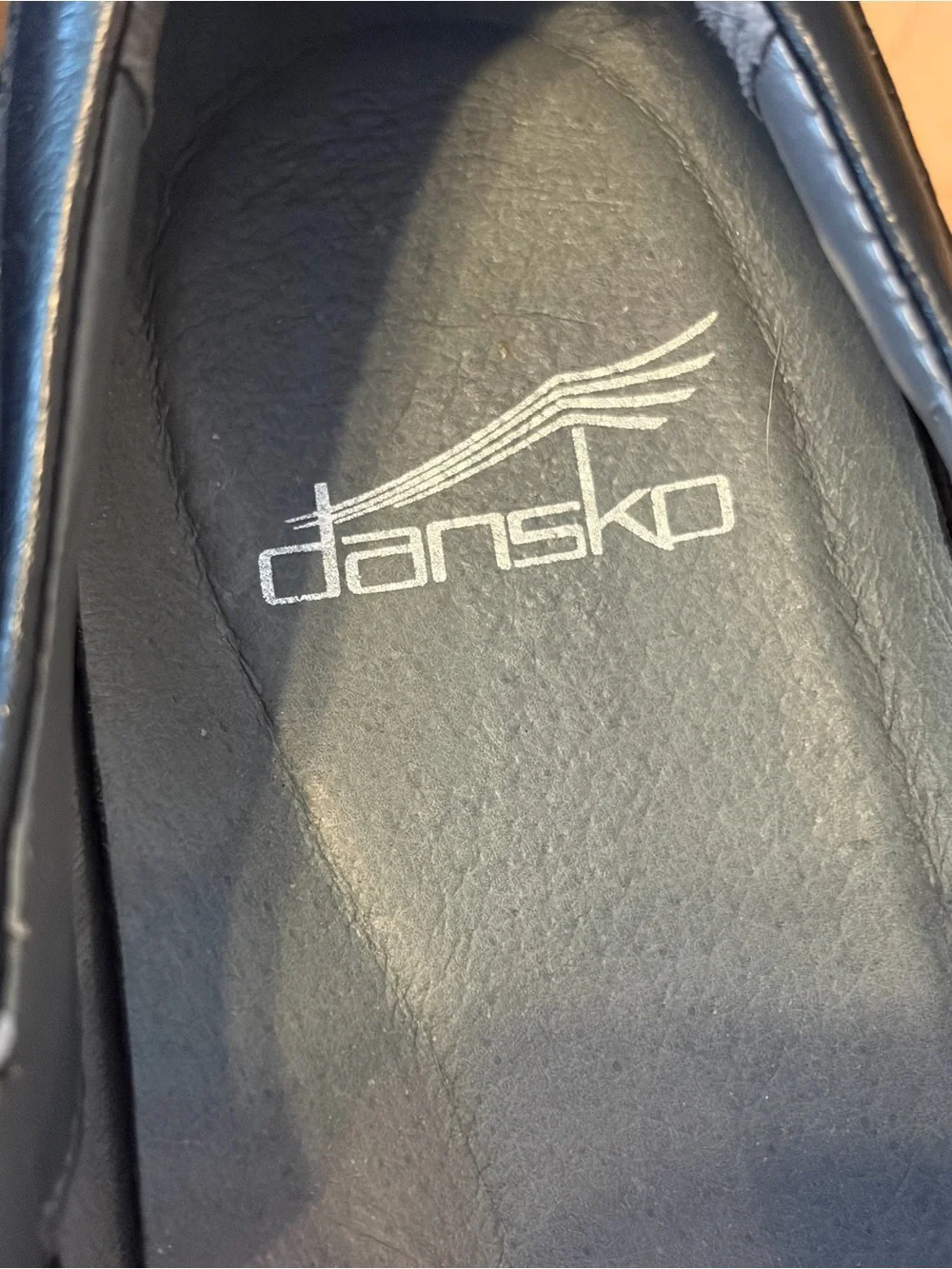 Dansko Fawna Black Leather Mary Jane Comfort Clogs size 36 - Picture 5 of 9